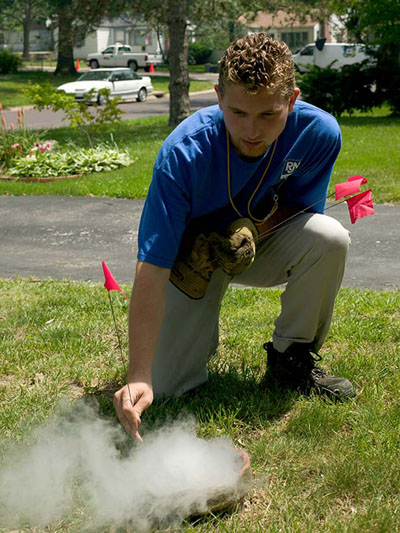 Smoke Testing Reveals all Sources of Inflow! Sewer Smoke testing is the fastest way to locate all sources of inflow and infiltration