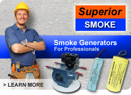 superior signal smoke generators sewer testing fire training smoke blowers