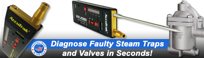 Steam trap and valve ultrasonic leak detection
