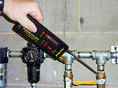 Test Valves with AccuTrak® valve leak test ultrasonic valve leak test