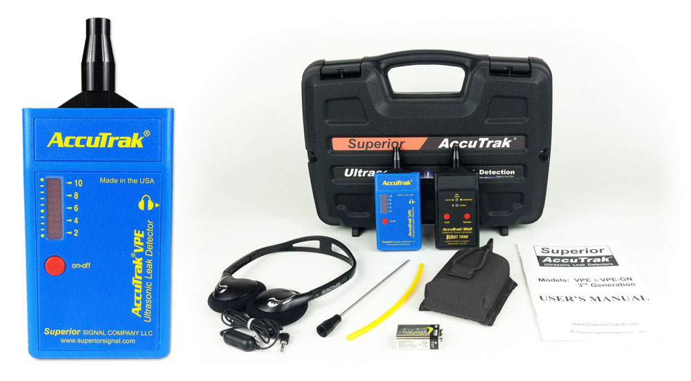 Accutrak VPE Ultrasonic Leak Detector Plus Kit