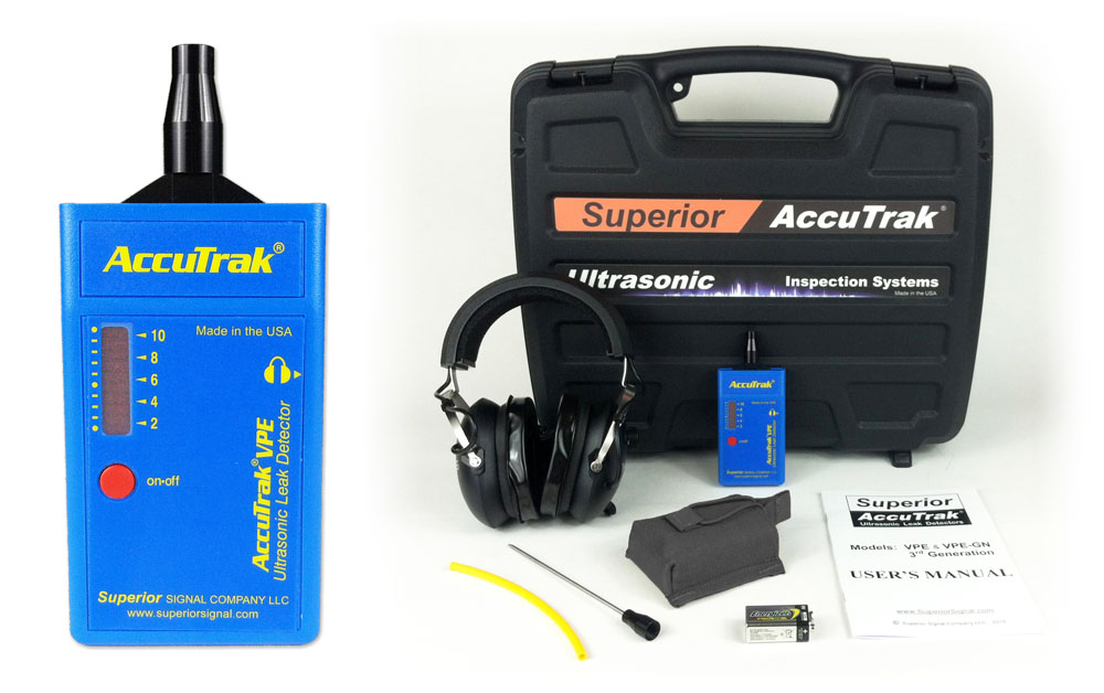 Accutrak VPE Ultrasonic Leak Detector Professional Kit